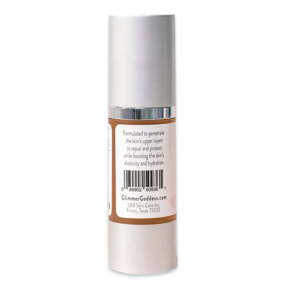 Organic Hyaluronic Acid Serum bottle for deep hydration and skin plumping with Vitamin C and botanical extracts