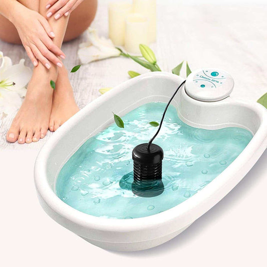 Ionic Detox Foot Spa machine with water basin and detox array for at-home foot cleansing