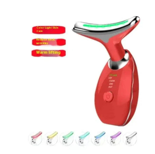 Neck Beauty Instrument with heat therapy and vibration for reducing wrinkles and improving skin elasticity