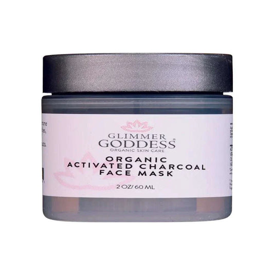 Organic Activated Charcoal Face Mask jar for detoxifying and purifying oily, acne-prone skin