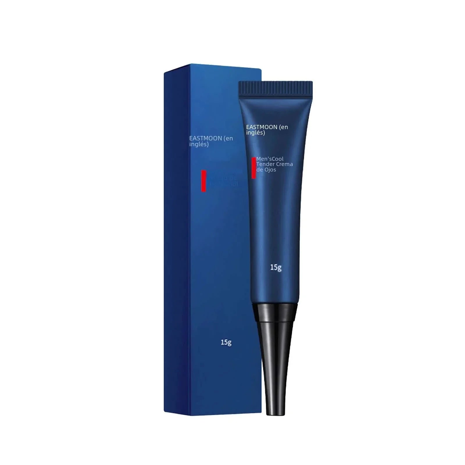 East Moon Retinol Eye Cream for reducing dark circles, puffiness, and fine lines, 15g tube with blue packaging